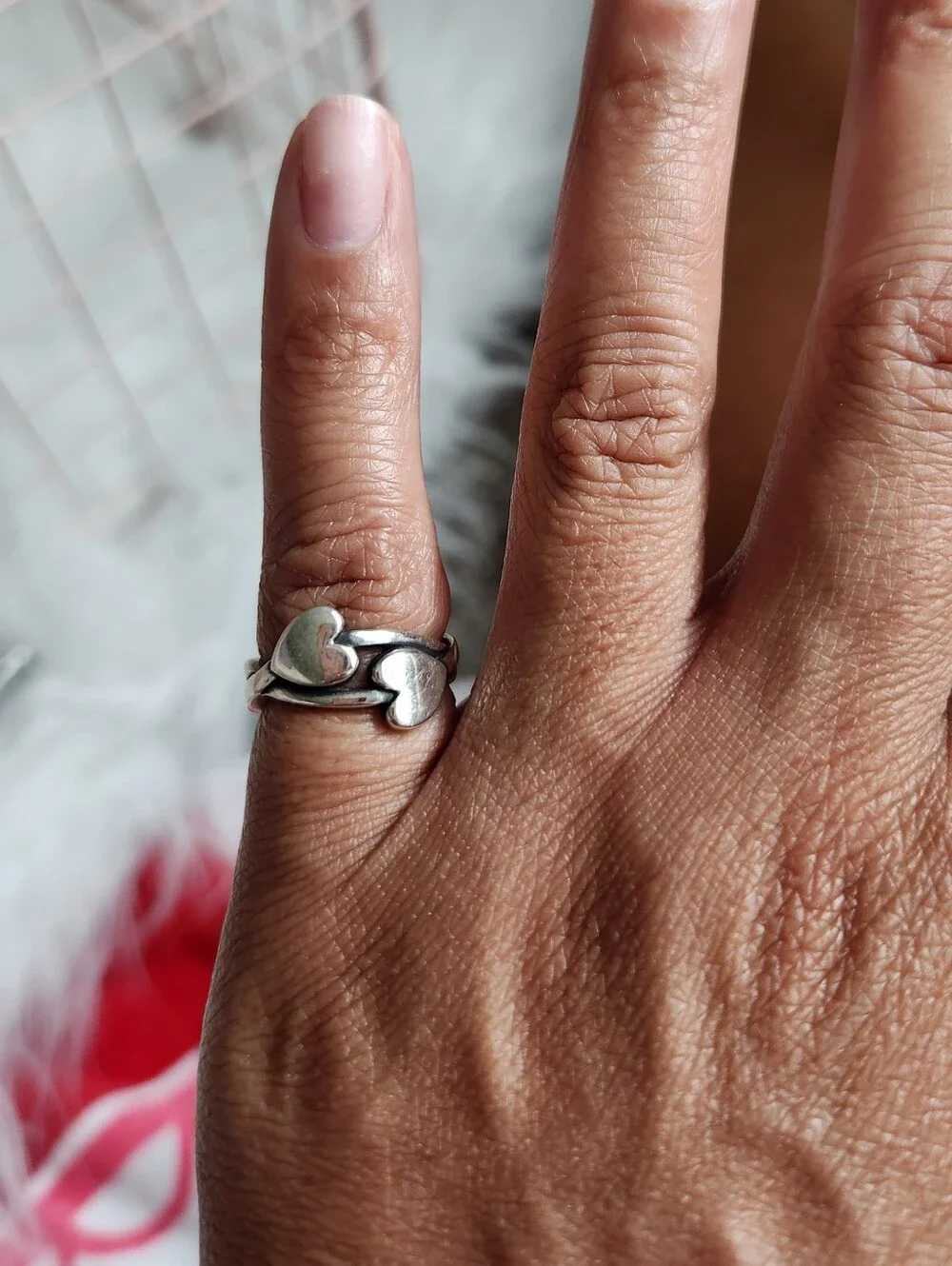 Sz 5 James Avery Hearts Entwined Ring